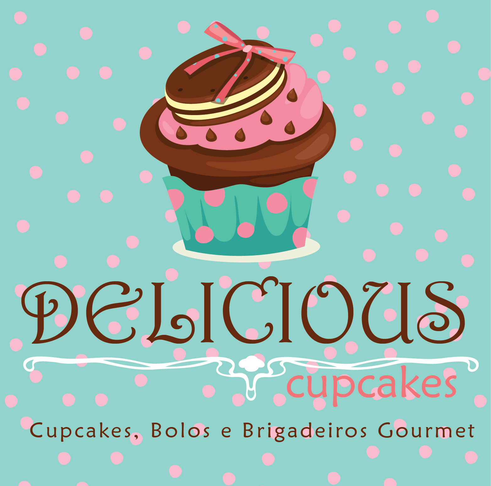 Logotipo Delicious Cupcakes